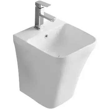 Раковина подвесная CeramaLux 36.5х40 500P белый глянец