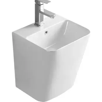 Раковина подвесная CeramaLux 38х34 500Q белый глянец