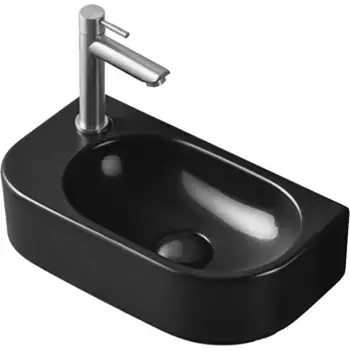 Раковина подвесная Ceramalux 40х21.5 R 78204RB черный матовый
