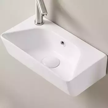 Раковина подвесная Ceramalux 40х22.5 R 78578R белый