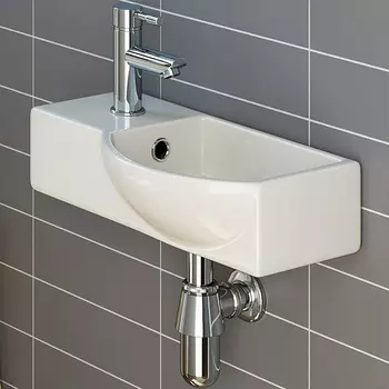 Раковина подвесная Ceramalux N 41 белый (7947AR)