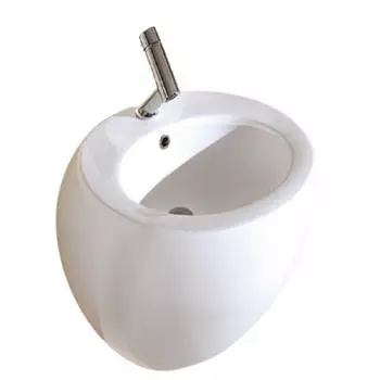 Раковина подвесная CeramaLux N 60 см белый (1012)