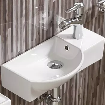 Раковина подвесная WeltWasser Aisbach 50.5х23.5 R 10000008693 белый