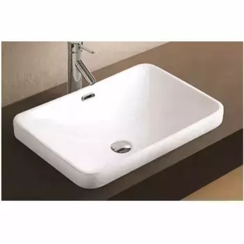 Раковина полувстраиваемая Ceramalux 56х39 78441-1 белый