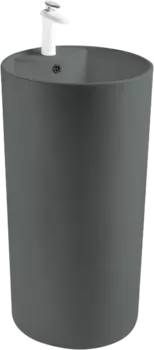 Раковина SantiLine SL-4003MG серая матовая