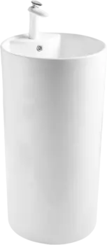 Раковина SantiLine SL-4003MW белая матовая