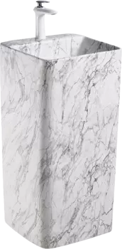 Раковина SantiLine SL-4005MM под мрамор матовая