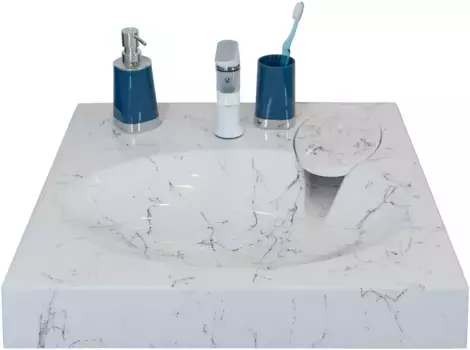 Раковина Stella Polar Миро 60 на стиральную машину белый