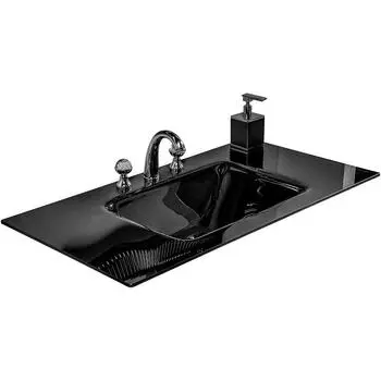 Мебельная раковина Armadi Art NeoArt стекло, черная