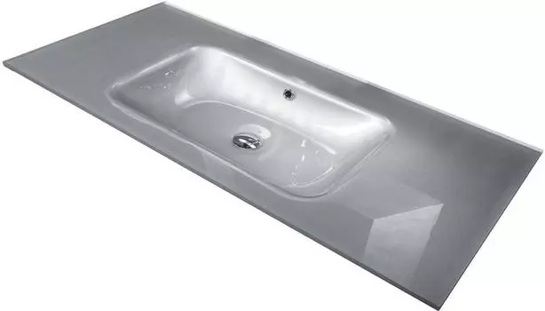 Раковина - столешница Armadi Art Monaco 110 серебро