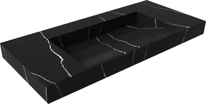 Раковина Armadi Art Flat Nero Marquina 100