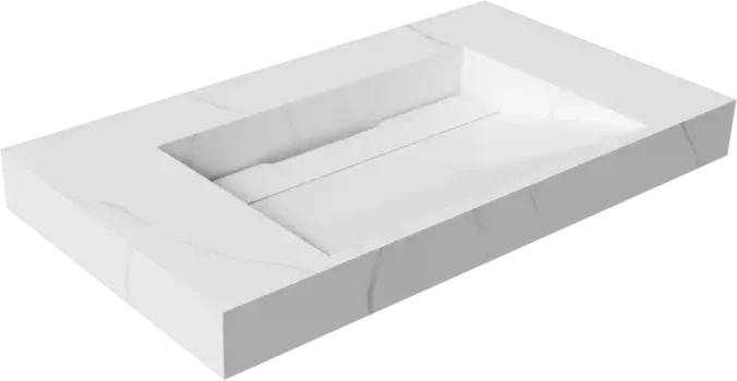 Раковина Armadi Art Flat Calacatta 80