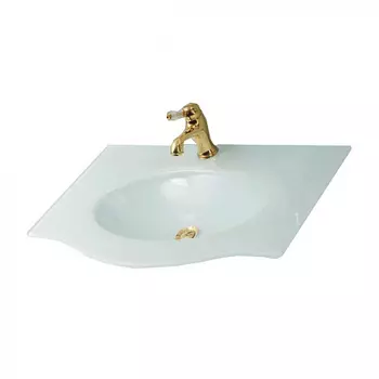 Раковина-столешница Cezares Petalo 88х49 белая