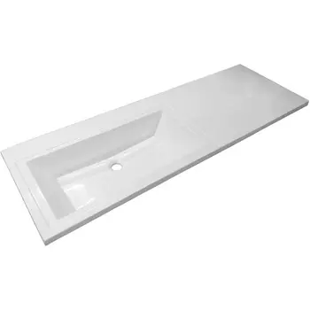 Раковина-столешница Style Line Даллас 140х48 белая левая