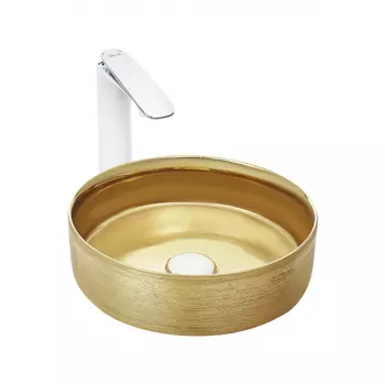 Раковина накладная Weltwasser Elbach 35.5х35.5 10000004539 золото