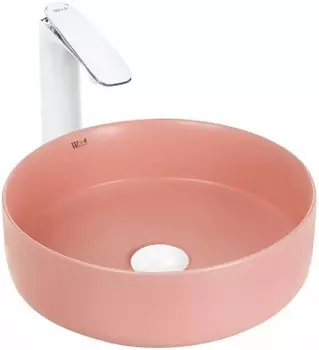 Раковина накладная Weltwasser Elbach 35.5х35.5 10000004515 розовый матовый