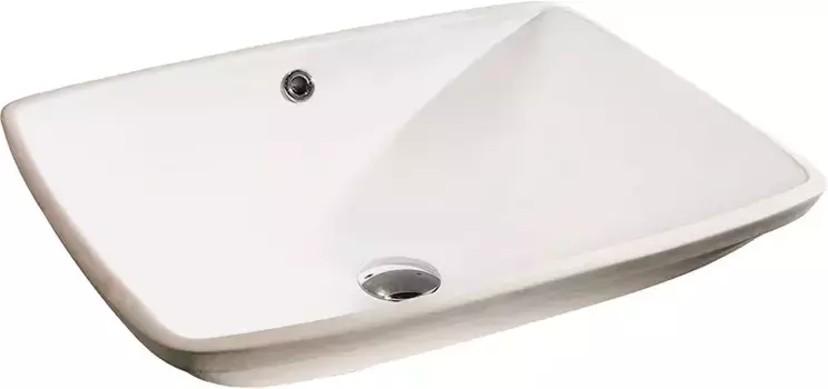 Встраиваемая раковина beWash Balaton 55.5 белая глянцевая