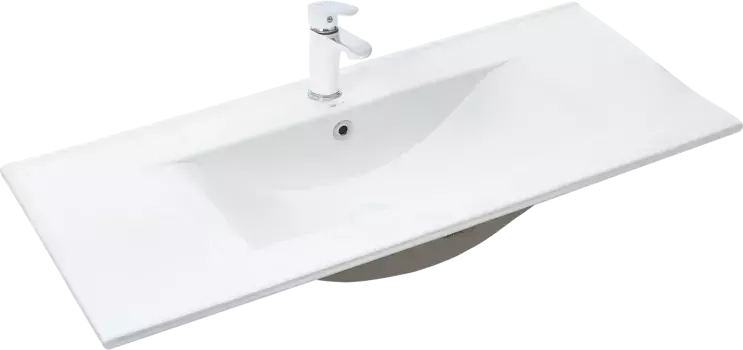 Раковина встраиваемая Weltwasser Deilbach 100х47 10000004633 белый