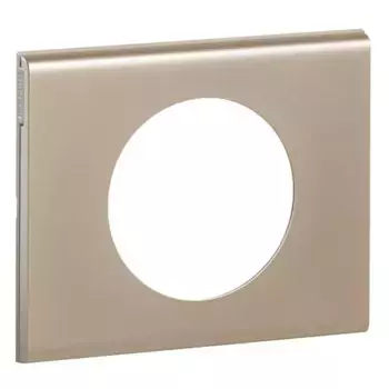 Рамка 1-постовая Legrand Celiane никель велюр 069111