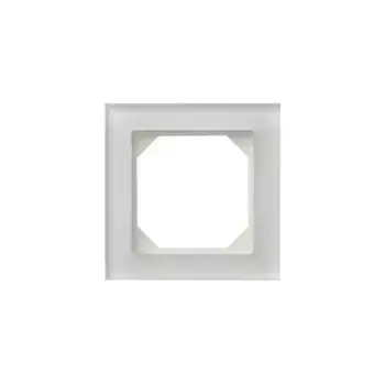 Рамка 1-постовая Liregus Epsilon стекло белое матовое 28-230