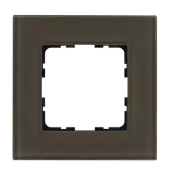 Рамка 1-постовая стекло цвет Каперсовый Jasmart G1001GT
