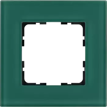 Рамка 1-постовая стекло цвет Лазурный Jasmart G1001GJ