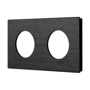 Рамка 2-местная алюминиевая Arlight FRM-PRESTO-ALR-2-BK 043875