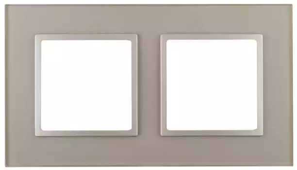 Рамка 2-постовая ЭРА Elegance 14-5102-04 Б0034491