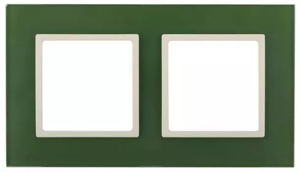 Рамка 2-постовая ЭРА Elegance 14-5102-27 Б0034499