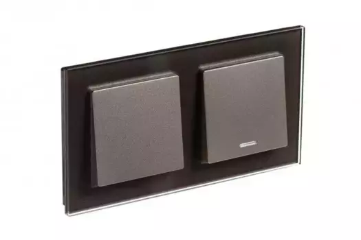 Рамка 2-постовая Schneider Electric AtlasDesign Nature мокко ATN320602