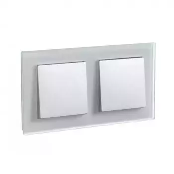 Рамка 2-постовая Schneider Electric AtlasDesign Nature белая ATN330102