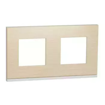 Рамка 2-постовая Schneider Electric Unica New NU600483