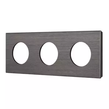 Рамка 3-местная алюминиевая Arlight FRM-PRESTO-ALR-3-GR 043873