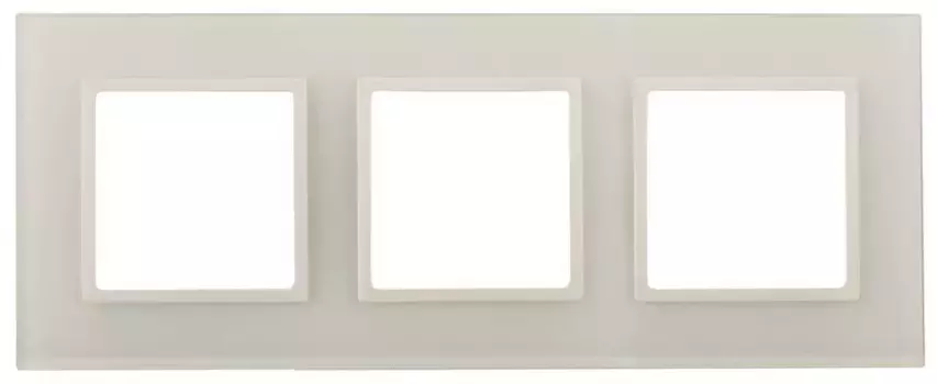 Рамка 3-постовая ЭРА Elegance 14-5103-02 Б0034507
