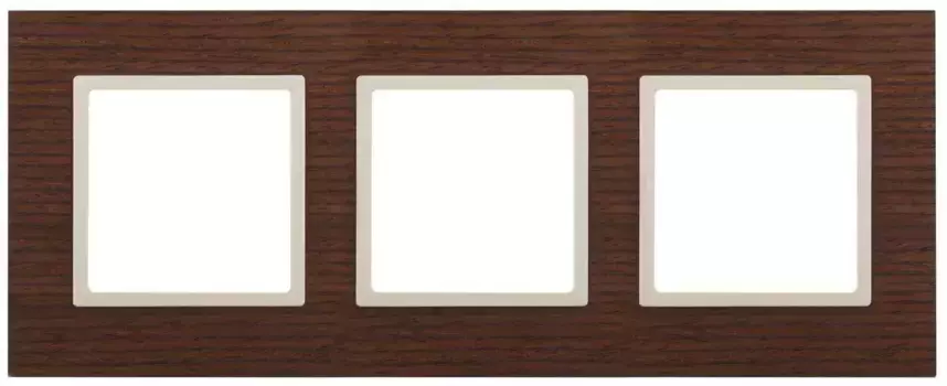 Рамка 3-постовая ЭРА Elegance 14-5303-09 Б0034580