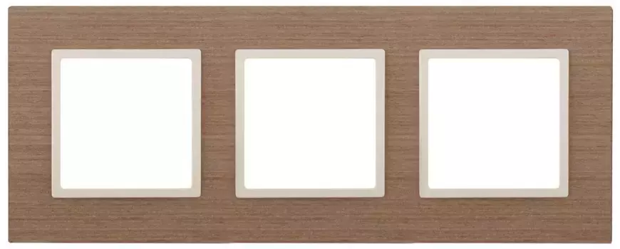 Рамка 3-постовая ЭРА Elegance 14-5303-07 Б0034578