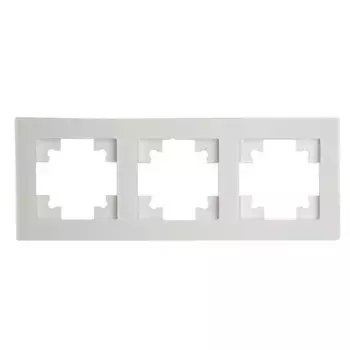 Рамка 3-постовая Stekker Катрин белый матовый GFR00-7003-01M 49596