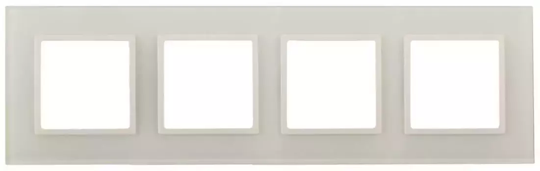 Рамка 4-постовая ЭРА Elegance 14-5104-02 Б0034525