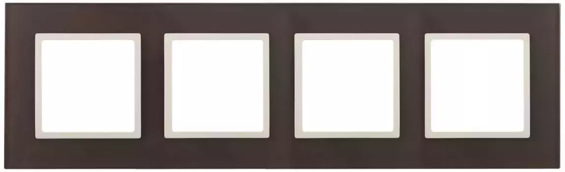 Рамка 4-постовая ЭРА Elegance 14-5104-31 Б0034539