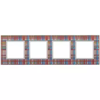 Рамка 4-постовая ЭРА Elegance 14-5104-00 Б0034523