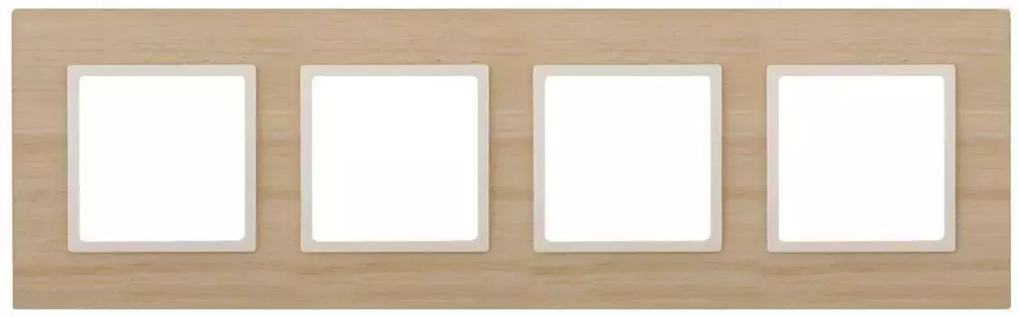 Рамка 4-постовая ЭРА Elegance 14-5304-11 Б0034588