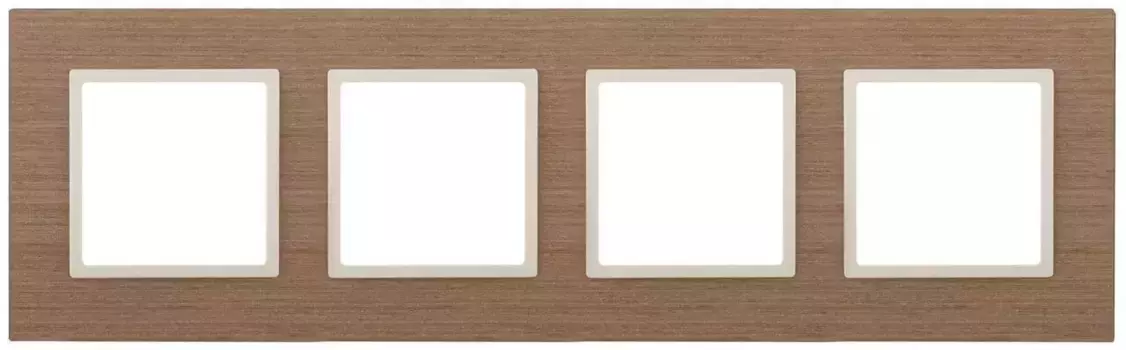 Рамка 4-постовая ЭРА Elegance 14-5304-07 Б0034584