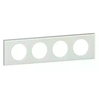 Рамка 4-постовая Legrand Celiane смальта белая глина 069314