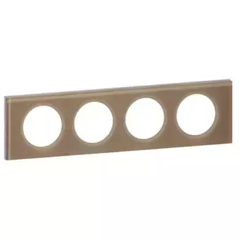 Рамка 4-постовая Legrand Celiane смальта мокка 069464