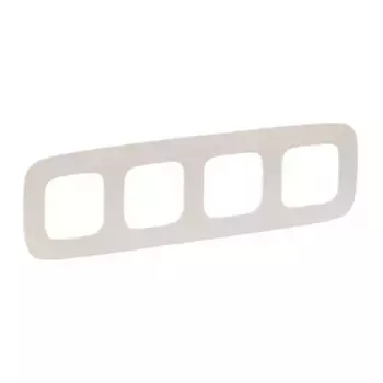 Рамка 4-постовая Legrand Valena Allure Слоновая кость 754314