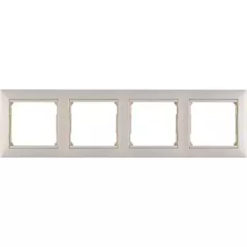 Рамка 4-постовая Legrand Valena слоновая кость 774354
