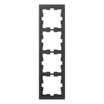 Рамка 4-постовая Schneider Electric Merten D-Life MTN4040-6534