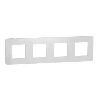 Рамка 4-постовая Schneider Electric Unica New NU280818