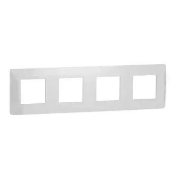 Рамка 4-постовая Schneider Electric Unica New NU200818