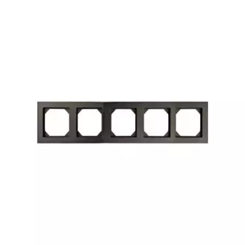 Рамка 5-постовая Liregus Epsilon антрацит 28-120